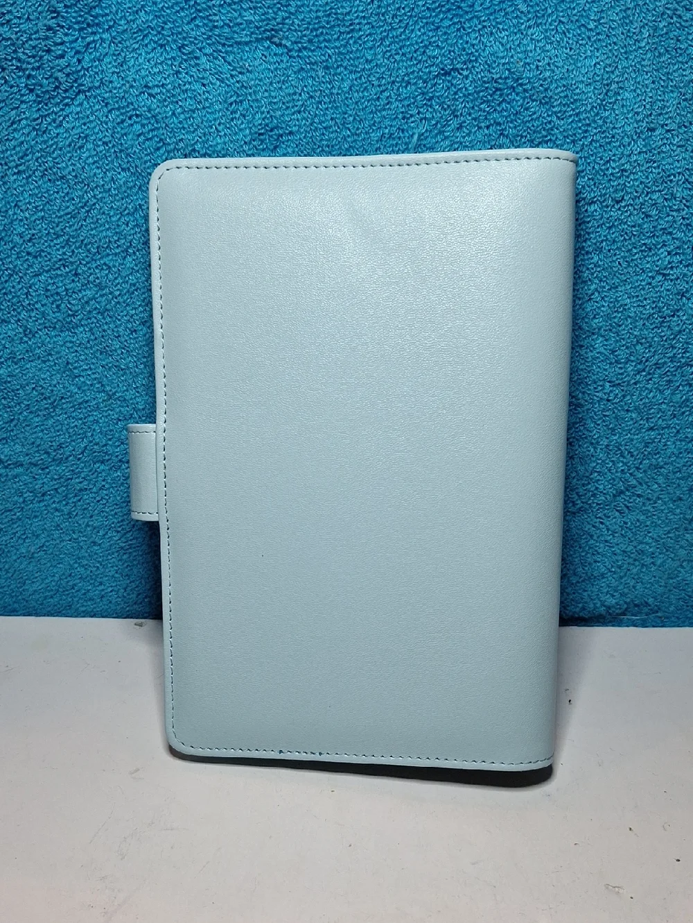 Sky Blue A6 Binder Budget Financial Planner Journal with 6 Pockets Inserts NEW